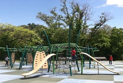 The first of two new Starlight Park playgrounds