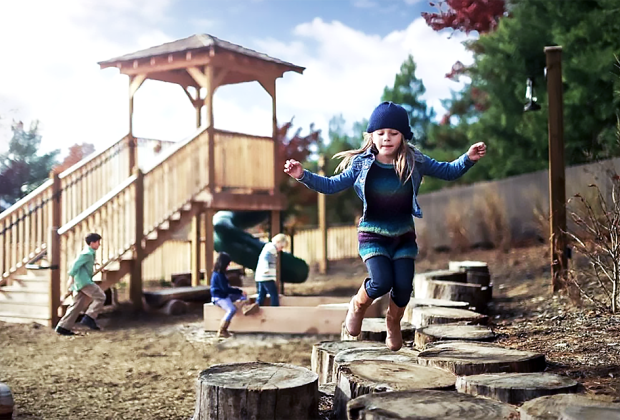Blow off steam at at the Biltmore Estate's Pisgah Playground. Photo courtesy of the estate