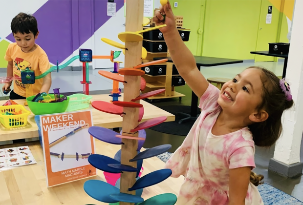 Kids under 1 are FREE hours at the Westchester Children’s Museum. Photo courtesy of the museum