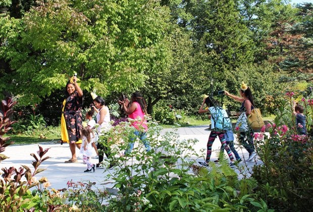 Enjoy family-friendly programs and explore different aspect of forest life at the Queens Botanical Garden located within Flushing Meadows Corona Park. Photo by Gennessey Palma