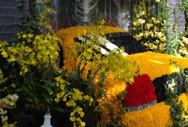Mr. Flower Fantastic delivers a floral ode to NYC with the Orchid Show at the NYBG, which opens Saturday. Photo by Jody Mercier