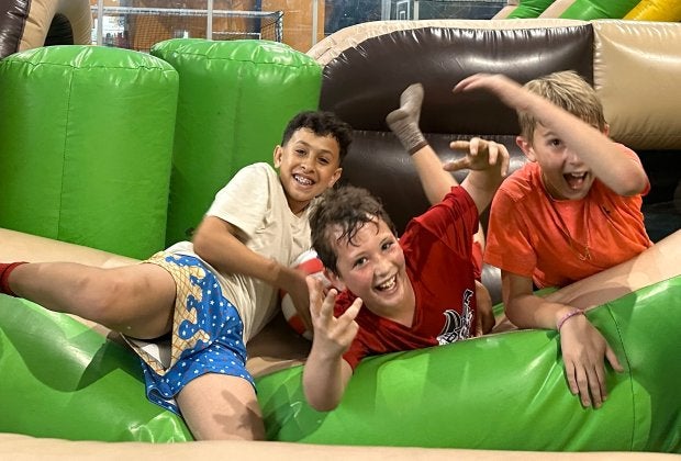 Drop the kids off for the afternoon to burn off energy while you prep for the Super Bowl (or just enjoy the quiet). Photo courtesy of United Sports