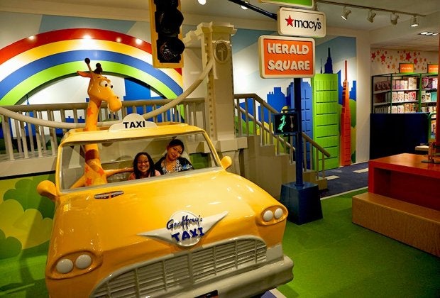 Discover the NYC-themed play space hidden inside the Toys "R" Us at Macy's. Photo by Jody Mercier