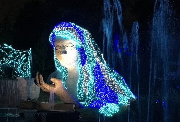 Garden Lights, Holiday Nights is a great family-friendly activity Thanksgiving night. Photo by Rebecca Leffler