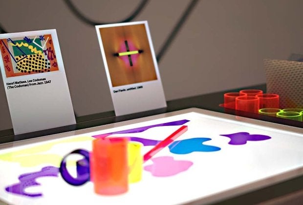 Kids can see the masterpieces and get hands-on with art during a free visit to MoMA on Friday evenings. Photo by Jody Mercier