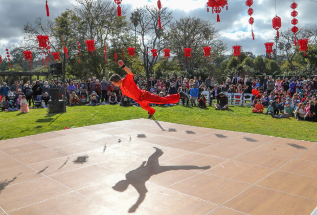 Lunar New Year Celebration at South Coast Botanic Garden. Photo courtesy of the garden